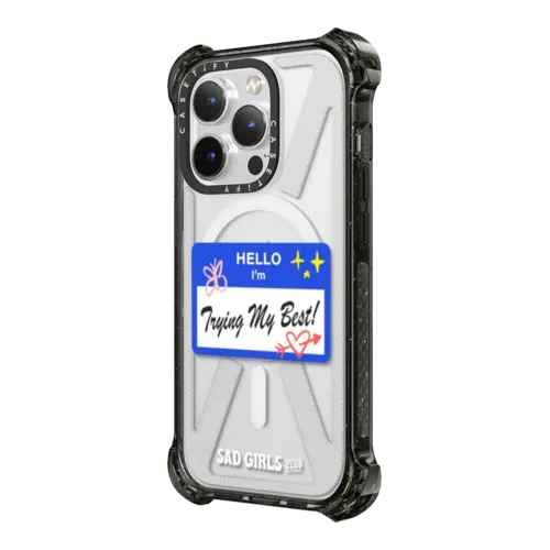 Trying My Best | iPhone 14 Pro / Bounce Case MagSafe Compatible / Black | Image 2