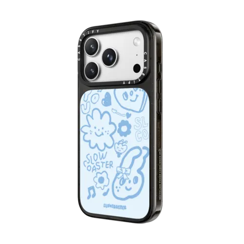 SLOWCOASTER Blue Smile | iPhone 18 Pro Max / Impact Case MagSafe Compatible - Glossy / Glossy Black | Image 2