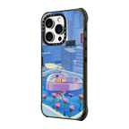 Home Sweet Home: Mak in Pool 5 | iPhone 14 Pro Max / Ultra Impact Case MagSafe Compatible / Black | Image 2