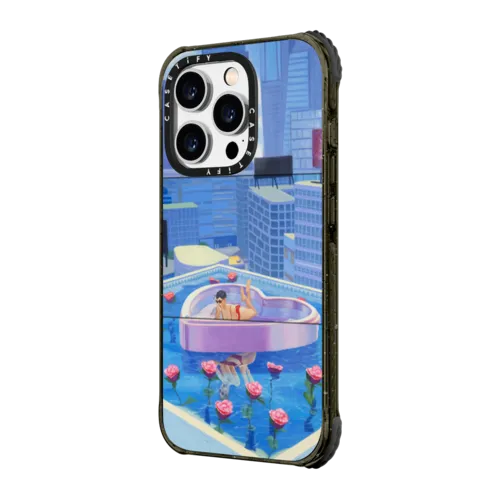 Home Sweet Home: Mak in Pool 5 | iPhone 14 Pro Max / Ultra Impact Case MagSafe Compatible / Black | Image 2