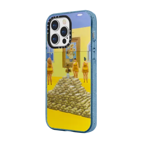 Home Sweet Home: Feng Shui Painting Earth 2 | iPhone 13 Pro Max / Impact Case MagSafe Compatible / Baby Blue | Image 2