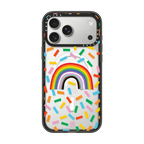 Pride Rainbow by LJMA | iPhone 17 Pro Max / Impact Case MagSafe Compatible / Black | Image 1