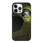 Baby Angel Girl blessing | iPhone 14 Pro Max / Mirror Case MagSafe Compatible / Black on Black | Image 1