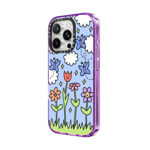 Blue Skies | iPhone 16 Pro Max / Impact Case MagSafe Compatible / Purple | Image 2