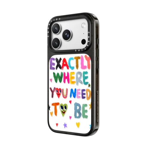 You are exactly where you need to be | iPhone 18 Pro Max / Impact Case MagSafe Compatible - Glossy / Glossy Black | Image 2