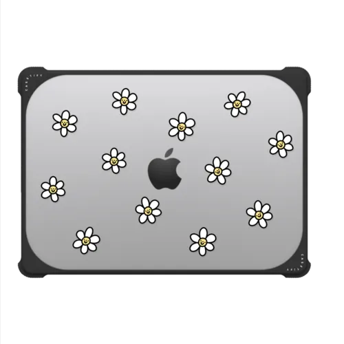 Smiling Daisies | MacBook Pro 14-inch (M1 - M5) / MacBook Bounce Case / Black | Image 2