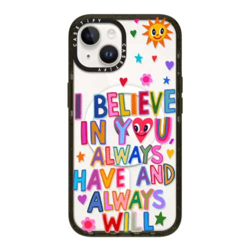 I believe in you | iPhone 14 / Impact Case MagSafe Compatible / Black | Image 1