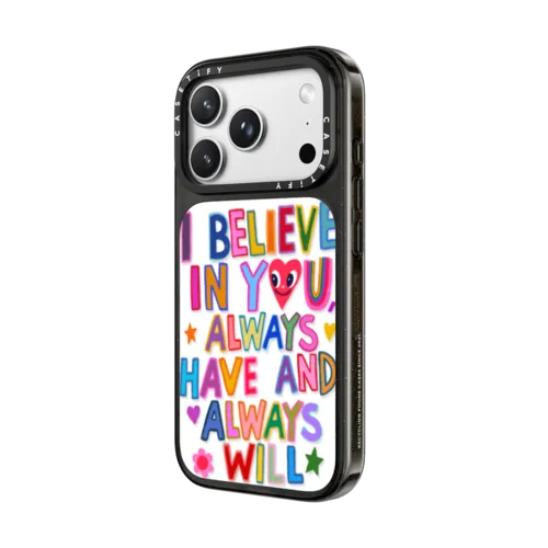 I believe in you | iPhone 18 Pro Max / Impact Case MagSafe Compatible - Glossy / Glossy Black | Image 2