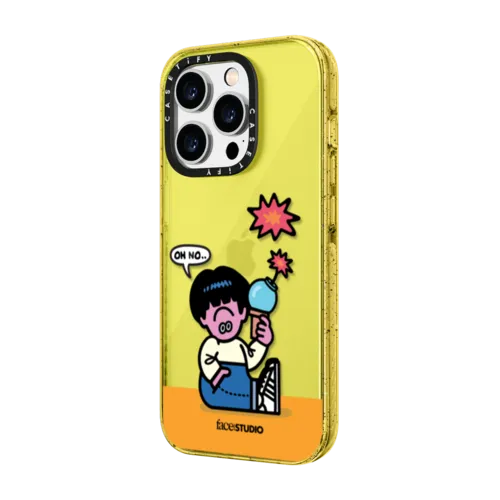 Eating | iPhone 14 Pro / Impact Case / Yellow | Image 2