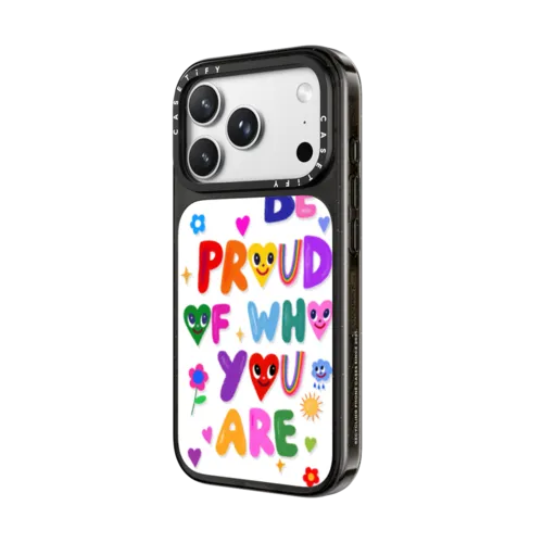 Be proud of who you are | iPhone 18 Pro Max / Impact Case MagSafe Compatible - Glossy / Glossy Black | Image 2