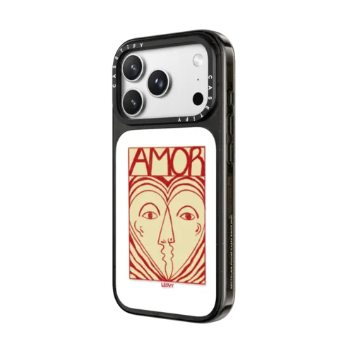 Amor by Ana Leovy | iPhone 18 Pro Max / Impact Case MagSafe Compatible - Glossy / Glossy Black | Image 2