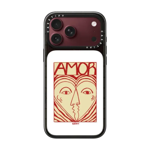 Amor by Ana Leovy | iPhone 18 Pro Max / Impact Case MagSafe Compatible - Glossy / Glossy Black | Image 1