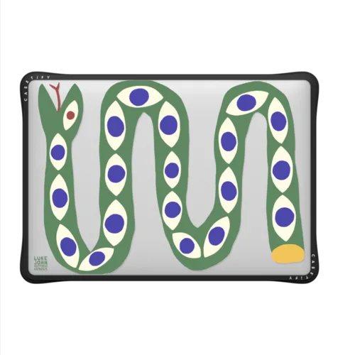Serpent Sees by LJMA | MacBook Air 13-inch (M1 / Intel) / MacBook Impact Case / Black | Image 2