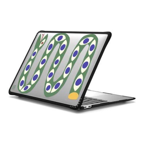Serpent Sees by LJMA | MacBook Air 13-inch (M1 / Intel) / MacBook Impact Case / Black | Image 1