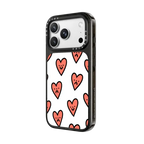 Moody Hearts | iPhone 18 Pro Max / Impact Case MagSafe Compatible - Glossy / Glossy Black | Image 2