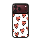 Moody Hearts | iPhone 18 Pro Max / Impact Case MagSafe Compatible - Glossy / Glossy Black | Image 1