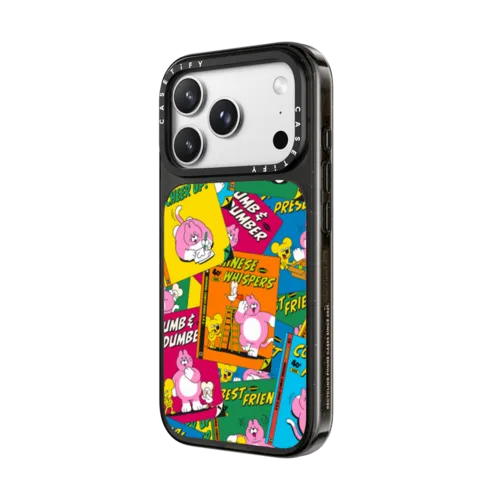 COMICS STICKER BY ZIZONE | iPhone 18 Pro Max / Impact Case MagSafe Compatible - Glossy / Glossy Black | Image 2