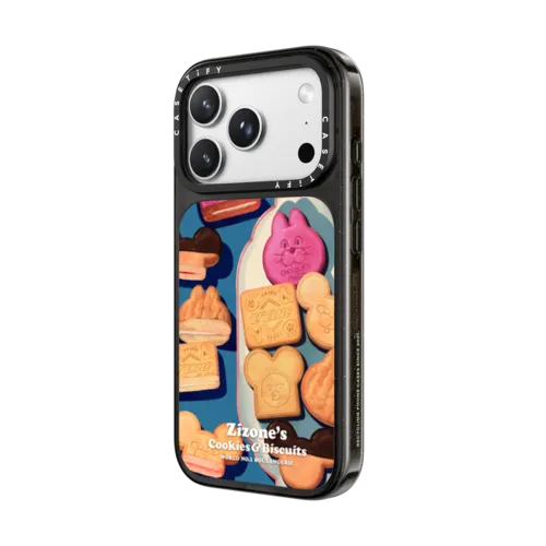 COOKIE BY ZIZONE | iPhone 18 Pro Max / Impact Case MagSafe Compatible - Glossy / Glossy Black | Image 2