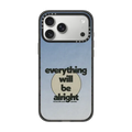 Everything Will Be Alright by Niko Mukelyan | iPhone 17 Pro Max / Impact Case MagSafe Compatible / Black | Image 1
