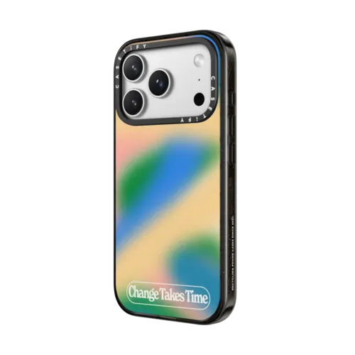 Change Takes Time by Niko Mukelyan | iPhone 17 Pro Max / Impact Case MagSafe Compatible / Black | Image 2