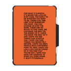 For What It's Worth by Quotes by Christie | iPad Pro 11-inch (3rd/4th gen) / iPad Impact Folio Case / Black | Image 1