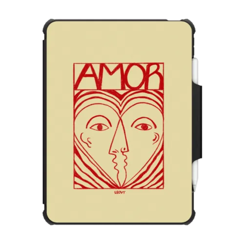 amor by ana leovy | iPad Pro 11-inch (3rd/4th gen) / iPad Impact Folio Case / Black | Image 1