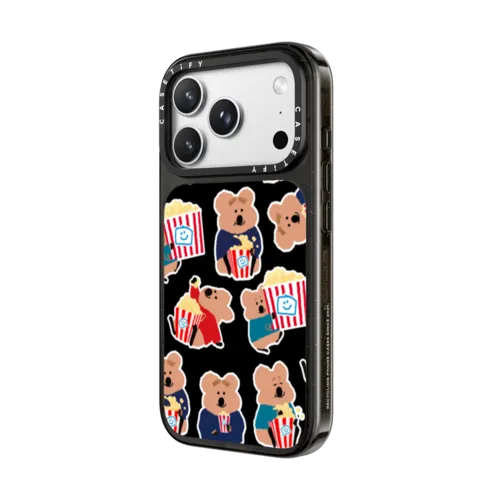 Snack Bar Attack | iPhone 18 Pro Max / Impact Case MagSafe Compatible - Glossy / Glossy Black | Image 2
