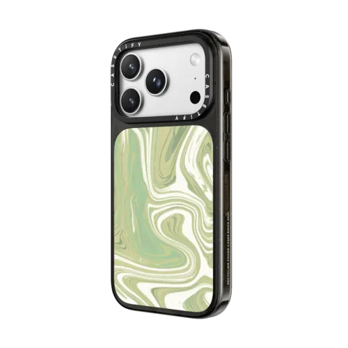 The Swirl | iPhone 18 Pro Max / Impact Case MagSafe Compatible - Glossy / Glossy Black | Image 2