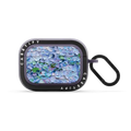 Nantucket Blue Hydrangeas | AirPods Pro 2 / Earbuds Bounce Case / Matte Deep Purple | Image 1