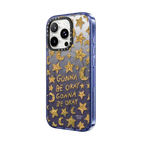 Gonna Be Okay Glitter by Kristen Peers | iPhone 16 Pro Max / Impact Case MagSafe Compatible / Glitter Indigo | Image 2