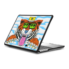 King Louis the Tiger | MacBook Pro 14-inch (M1 - M5) / MacBook Impact Case / Black | Image 1