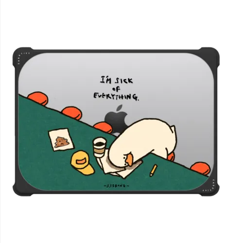 I'm sick of everything | MacBook Pro 14-inch (M1 - M5) / MacBook Bounce Case / Black | Image 2