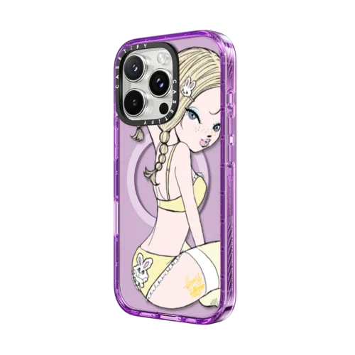 Banana Milk | iPhone 16 Pro / Impact Case MagSafe Compatible / Purple | Image 2