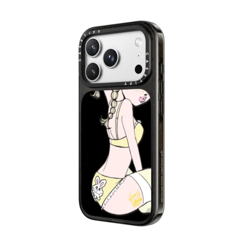 Banana Milk | iPhone 18 Pro Max / Impact Case MagSafe Compatible - Glossy / Glossy Black | Image 2