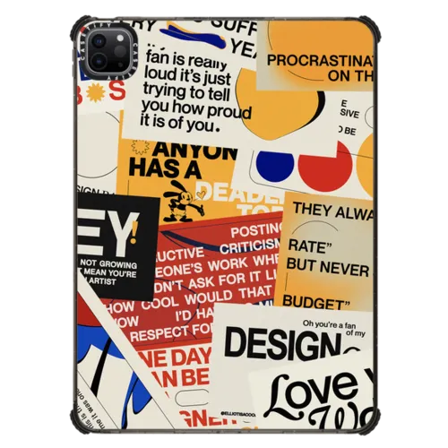 Collage - Elliot Ulm | iPad Pro 11-inch (3rd/4th gen) / iPad Impact Case / Black | Image 1