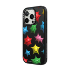 Aries Moross- Puffy Stars | iPhone 16 Pro Max / Impact Case MagSafe Compatible / Matte Black | Image 2