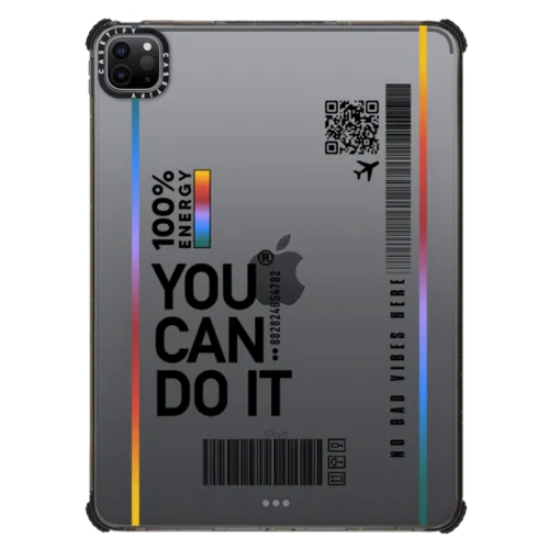 You Can Do It | iPad Pro 11-inch (3rd/4th gen) / iPad Impact Case / Black | Image 1