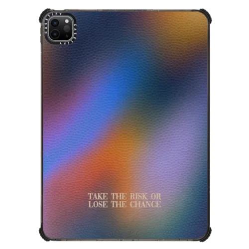 Take The Risk | iPad Pro 11-inch (3rd/4th gen) / iPad Impact Case / Black | Image 1