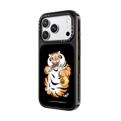 Fat And Happy by Bu2ma | iPhone 18 Pro Max / Impact Case MagSafe Compatible - Glossy / Glossy Black | Image 2
