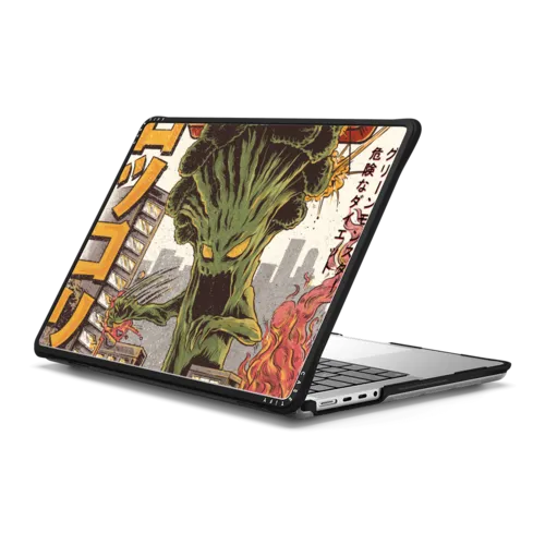 Broccozilla | MacBook Pro 14-inch (M1 - M5) / MacBook Impact Case / Black | Image 1