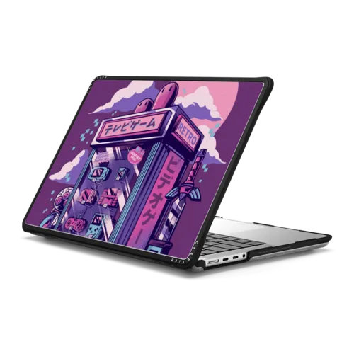 Retro Vending Machine | MacBook Pro 14-inch (M1 - M5) / MacBook Impact Case / Black | Image 1