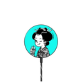 Bubble Tea by Shishidomia |   / PowerThru Magnetic Wireless Charger MagSafe Compatible / Black | Image 1