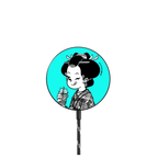 Bubble Tea by Shishidomia |   / PowerThru Magnetic Wireless Charger MagSafe Compatible / Black | Image 1