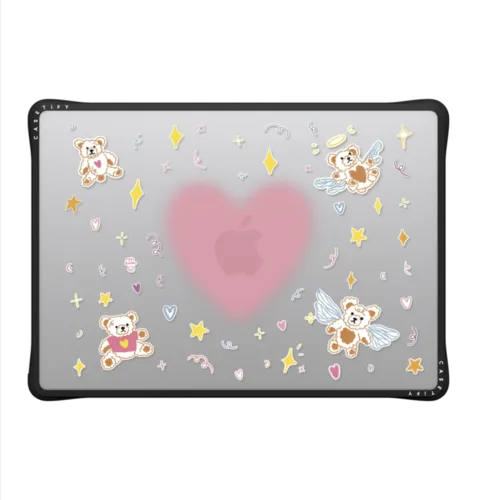 Fairy Bears | MacBook Pro 14-inch (M1 - M5) / MacBook Impact Case / Black | Image 2