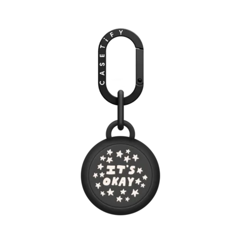 It's Okay by Kristen Peers | AirTag / AirTag Holder / Licorice | Image 1