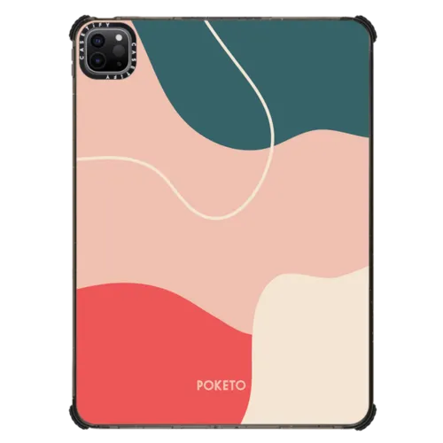 Coral Reef by Poketo | iPad Pro 11-inch (3rd/4th gen) / iPad Impact Case / Black | Image 1