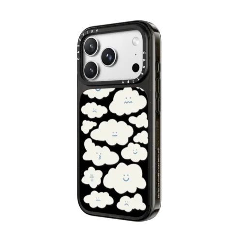 Cute Clouds | iPhone 18 Pro Max / Impact Case MagSafe Compatible - Glossy / Glossy Black | Image 2
