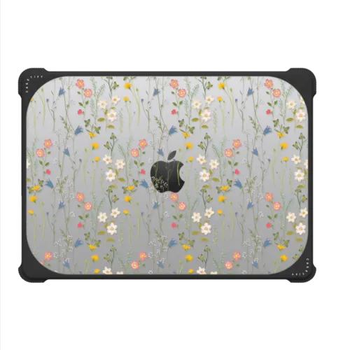 Dreamy Floral Pattern | MacBook Pro 14-inch (M1 - M5) / MacBook Bounce Case / Black | Image 2