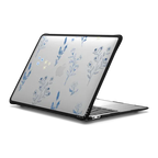 Small Blue Flowers | MacBook Air 13-inch (M1 / Intel) / MacBook Impact Case / Black | Image 1