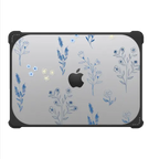 Small Blue Flowers | MacBook Pro 14-inch (M1 - M5) / MacBook Bounce Case / Black | Image 2